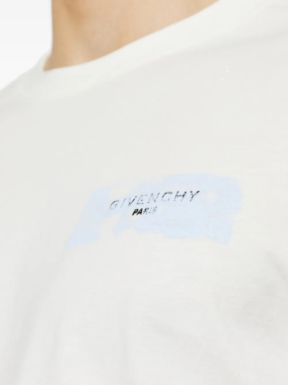 Givenchy Katoenen T-shirt met logoprint Wit