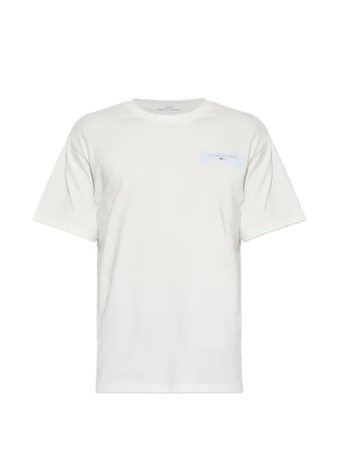 Givenchy camiseta de algodón con logo estampado
