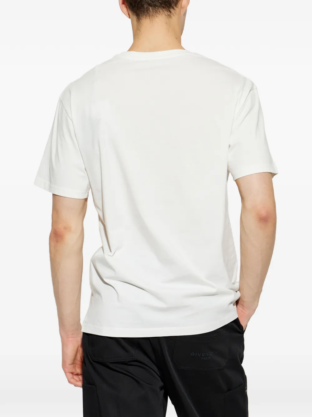 Givenchy Katoenen T-shirt met logoprint Wit