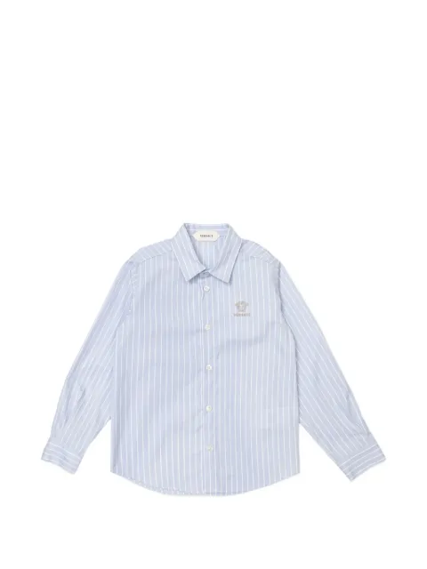 Versace Kids Medusa stripe-print shirt