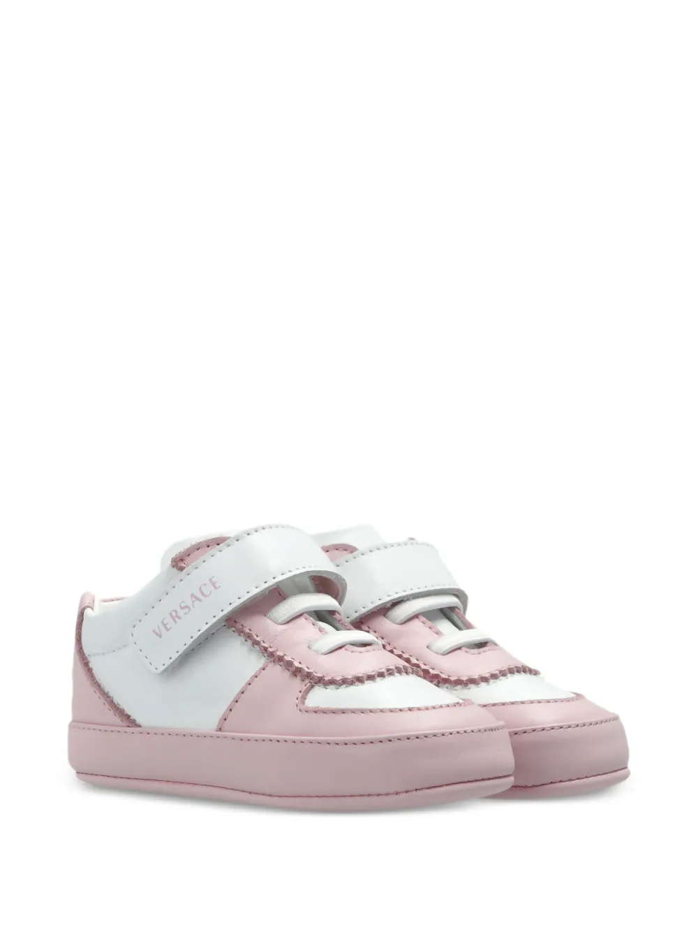 Versace Kids Sneakers con bordo a smerlo - Rosa