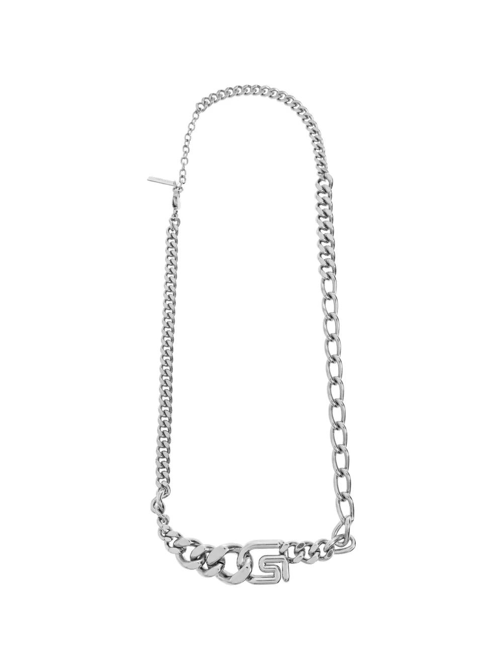 Givenchy G Link curb-chain necklace - Argento