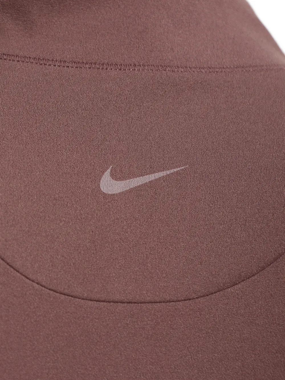 Nike Trui met duimgat en rits Bruin