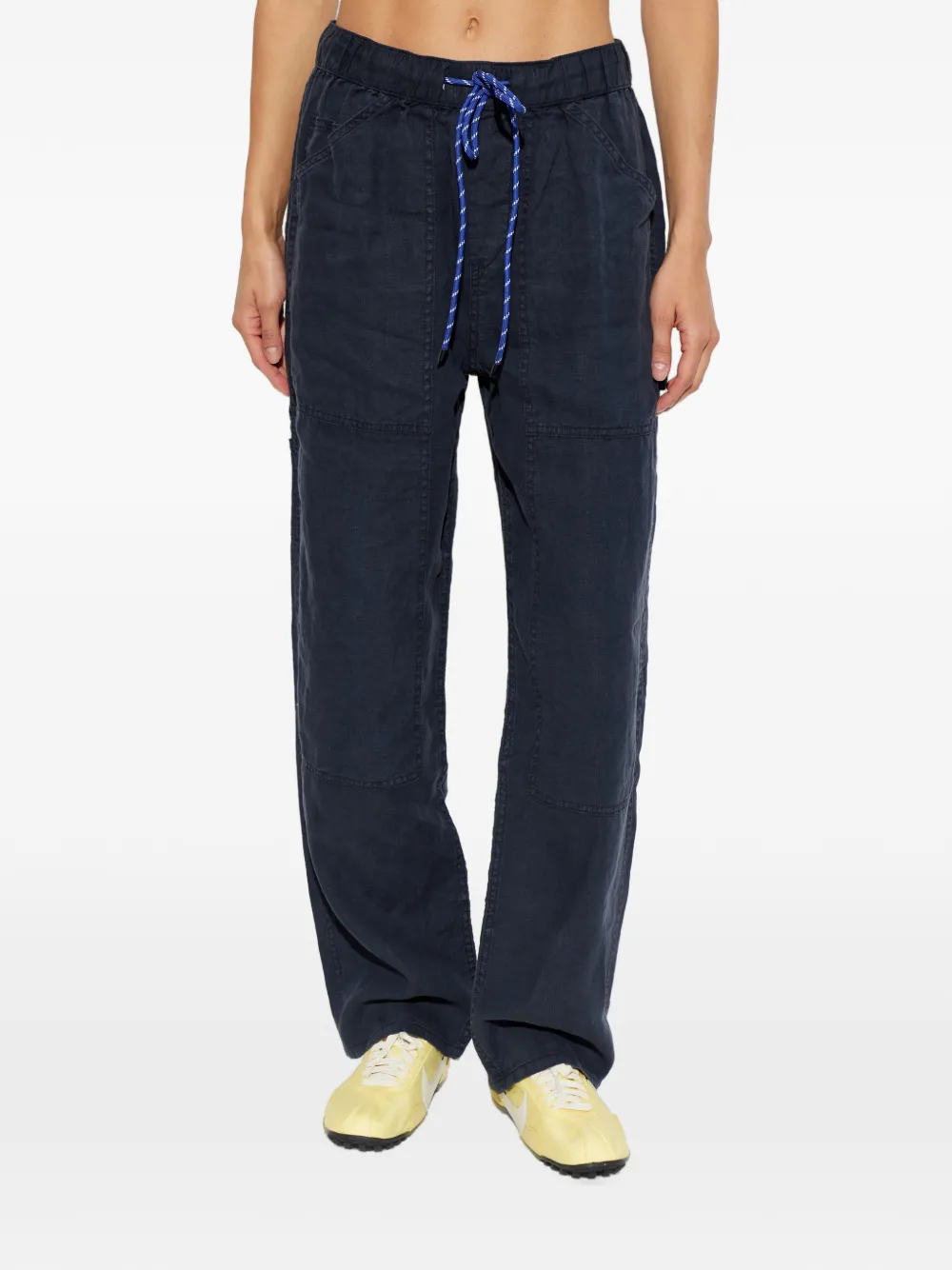 rag & bone Cargo broek met trekkoord Blauw