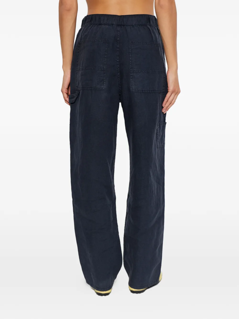 rag & bone Cargo broek met trekkoord Blauw