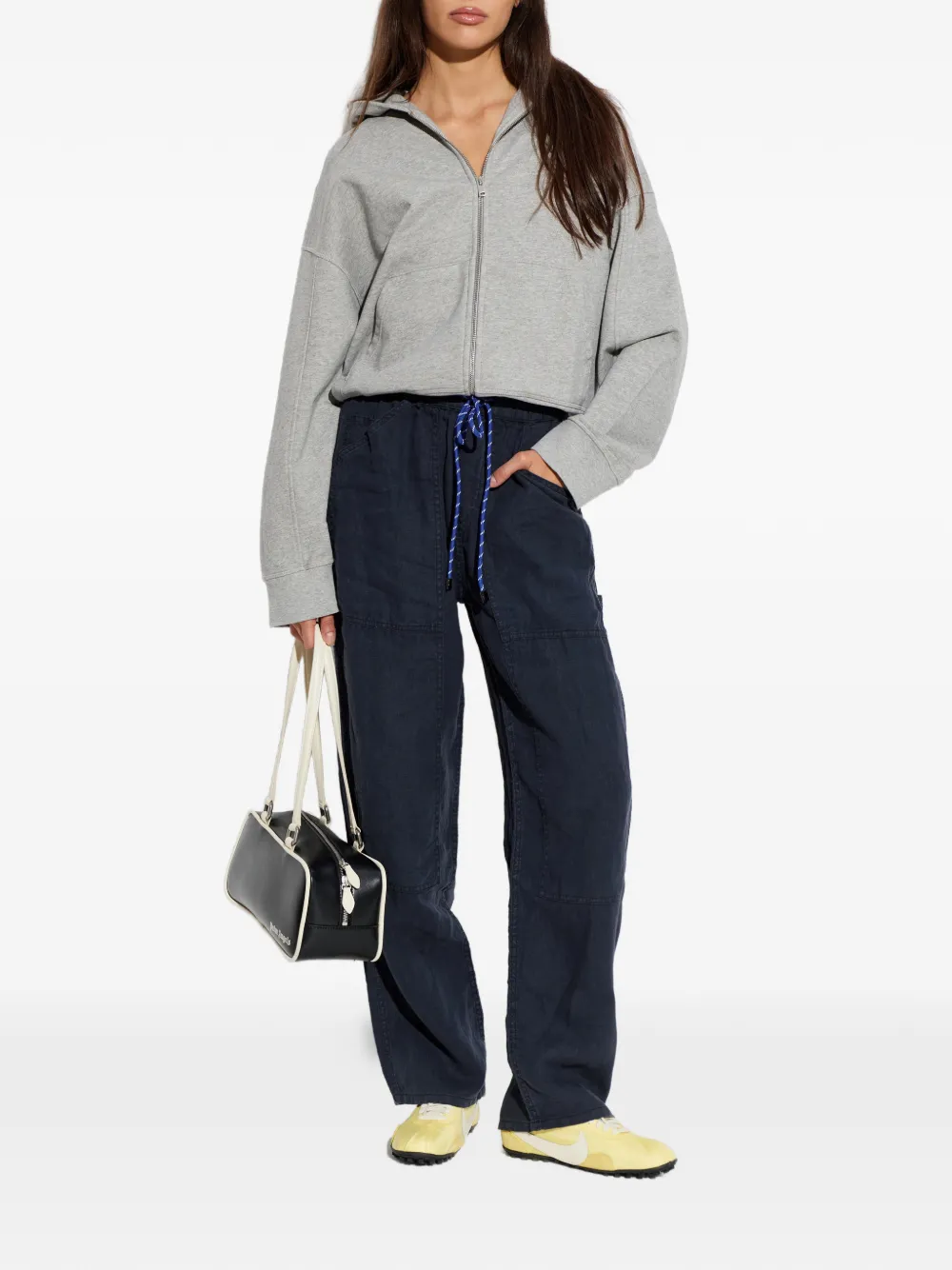 rag & bone Cargo broek met trekkoord Blauw