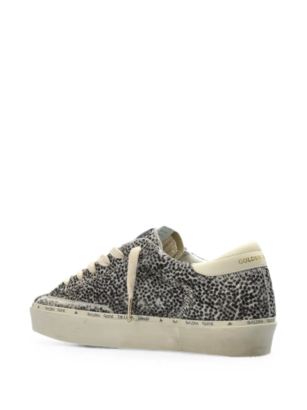 Golden Goose leopard-print Hi Star sneakers Grijs