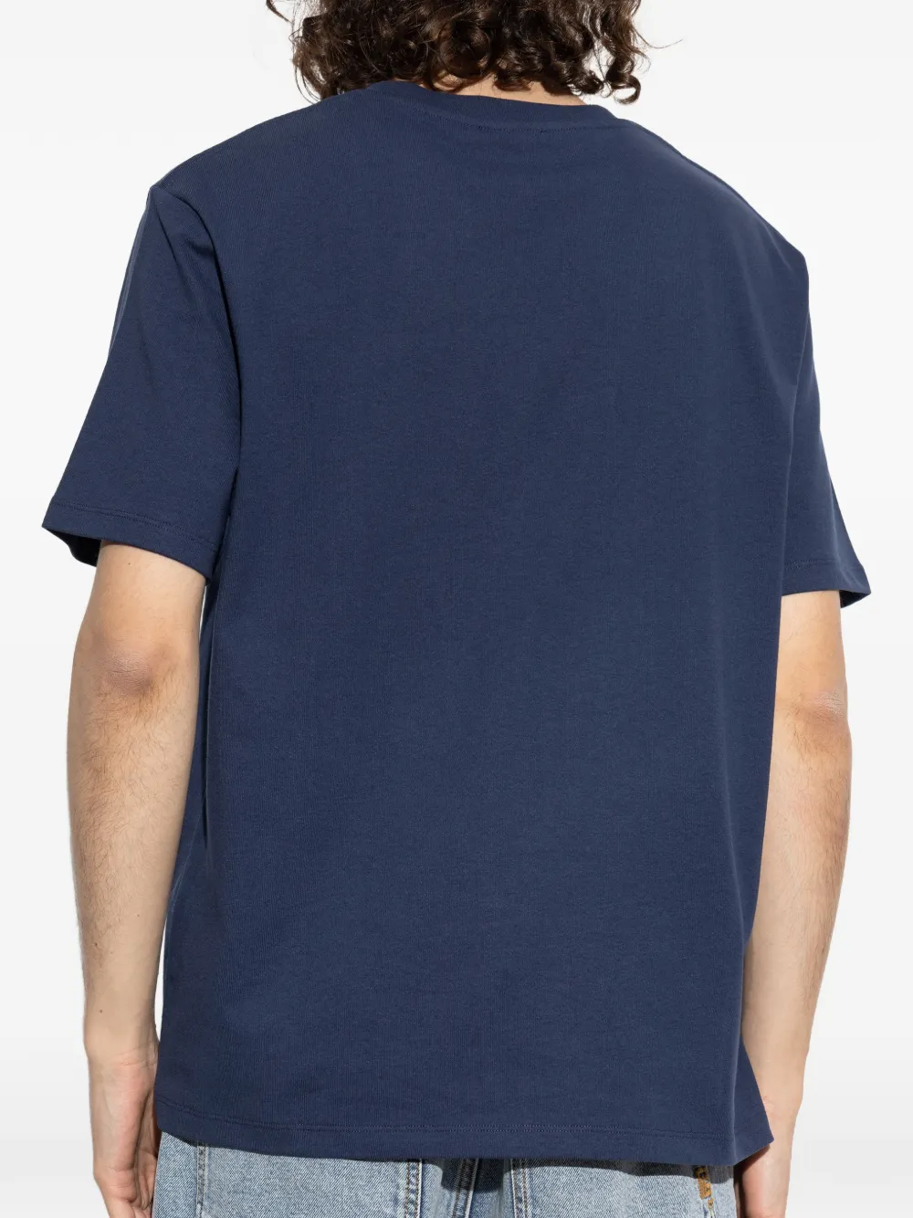 Balmain T-shirt met logoprint Blauw