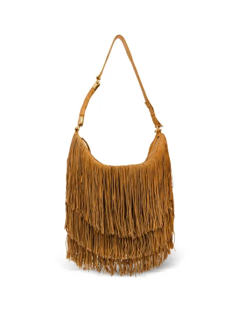 Balmain large Ébène Hobo leather tote bag