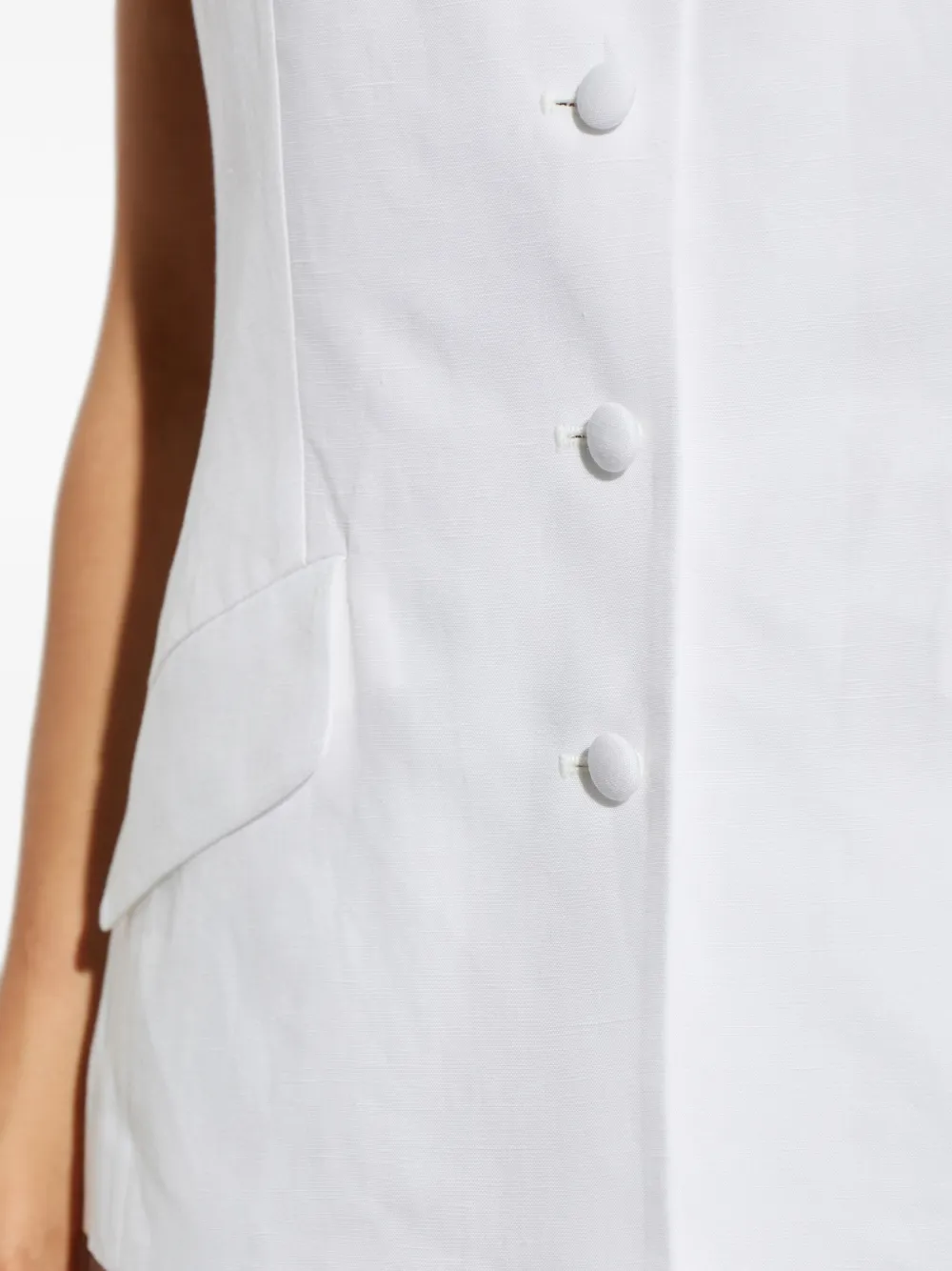 rag & bone Mouwloos jack Wit