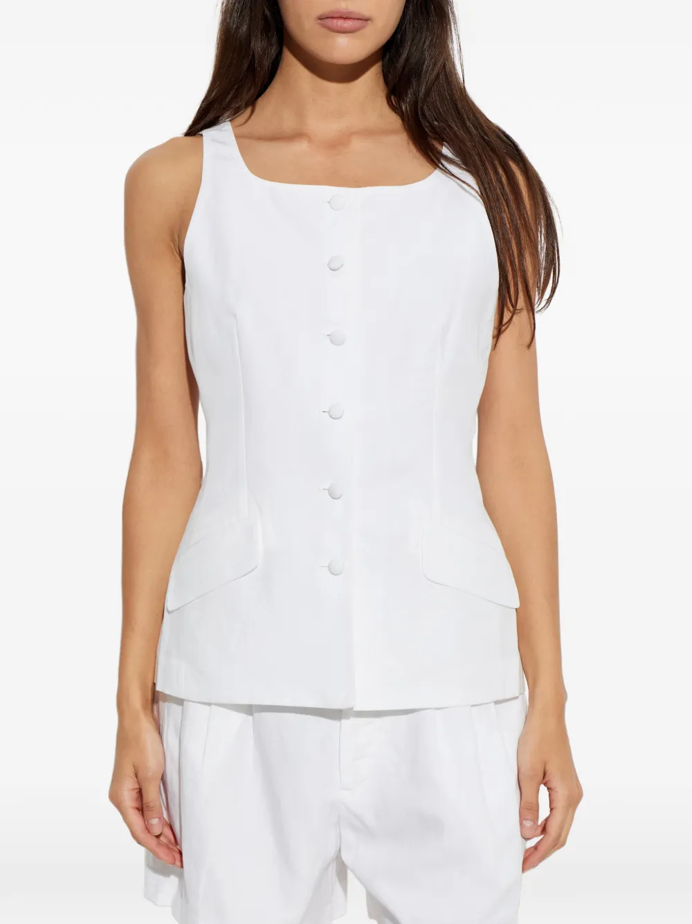 rag & bone Mouwloos jack Wit