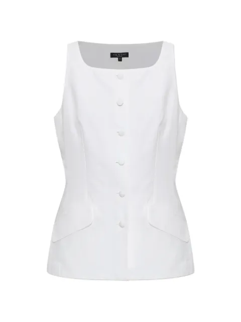 rag & bone button-up sleeveless jacket