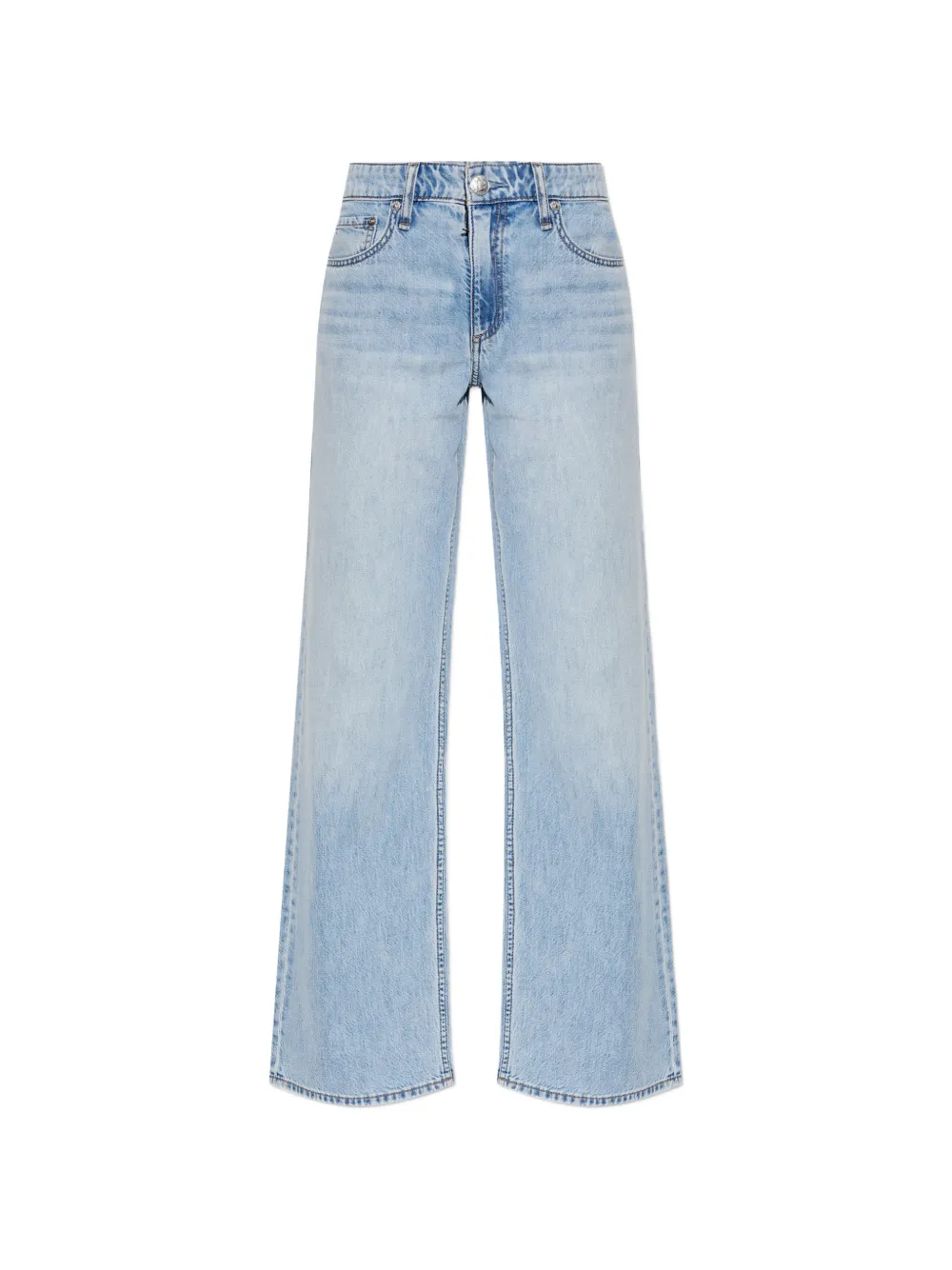 rag & bone faded straight-leg jeans - Blu