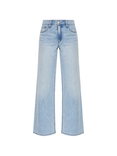 rag & bone vaqueros rectos con efecto degradado