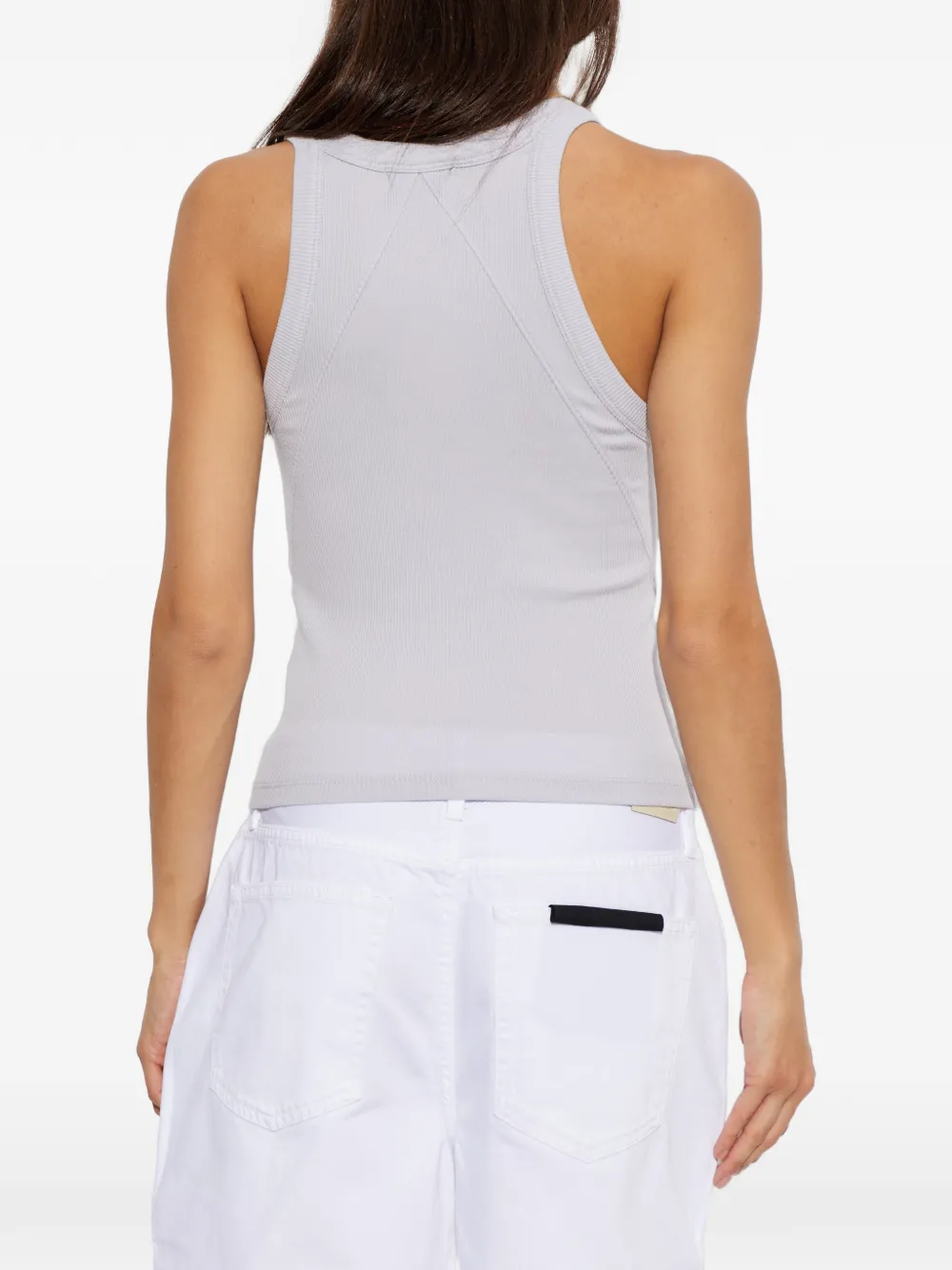 rag & bone Ribgebreide top Grijs