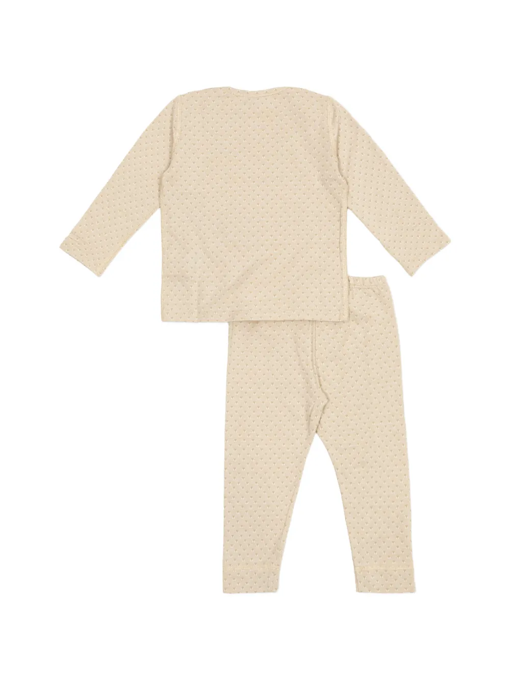 Versace Kids Pyjama met logopatch Beige