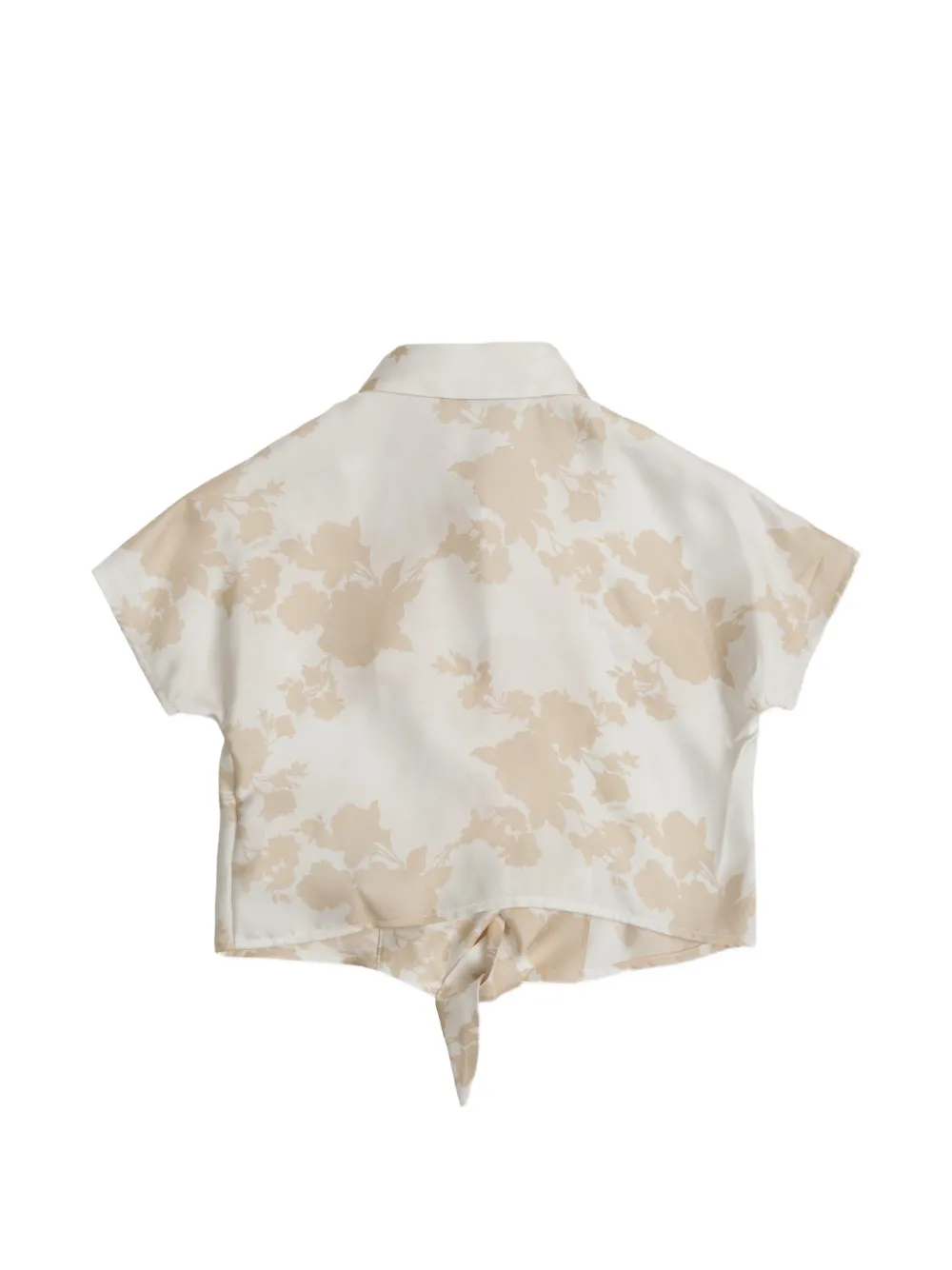 Versace Kids Blouse met bloemenprint Wit