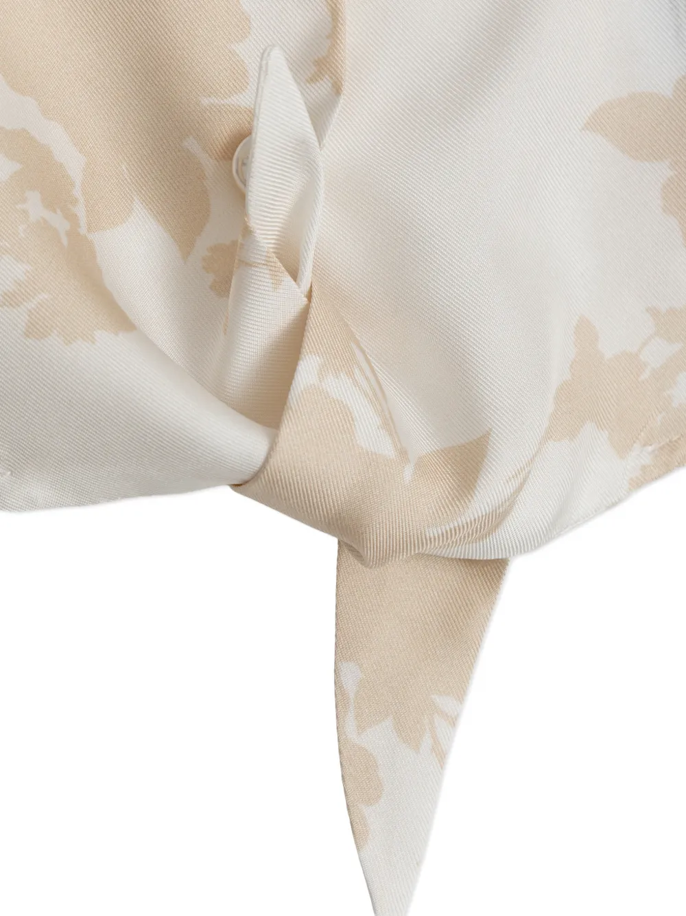 Versace Kids Blouse met bloemenprint Wit