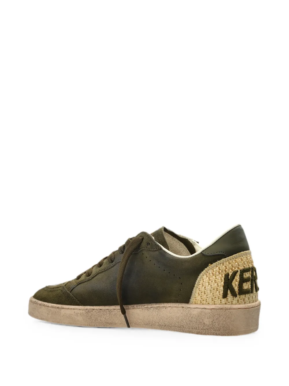 Golden Goose Ball Star glitter-star sneakers Groen