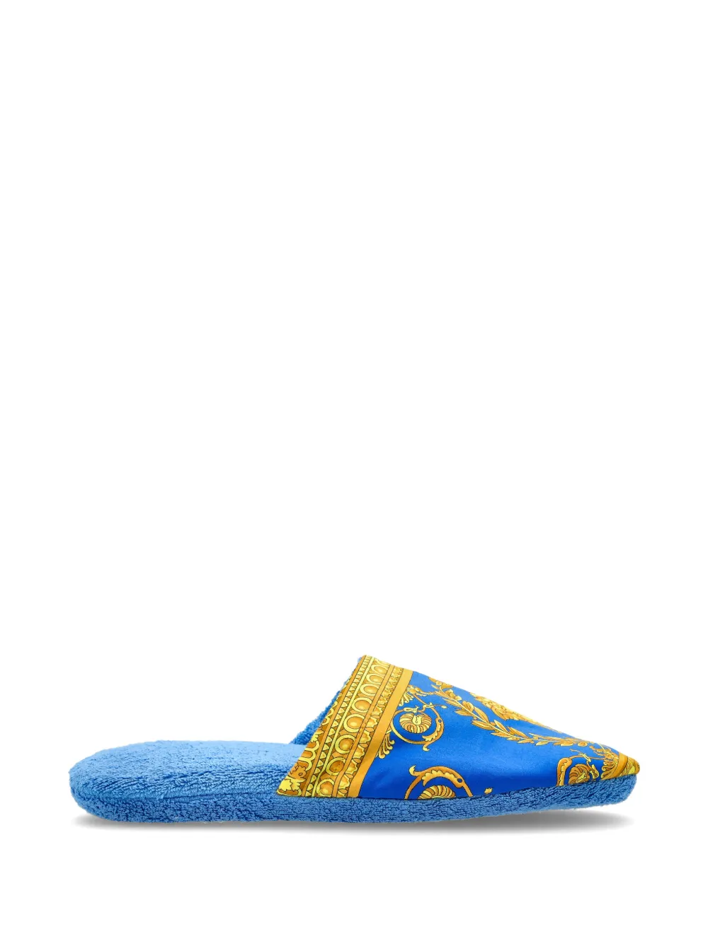 Versace Home Medusa Barocco-print slippers - Blu