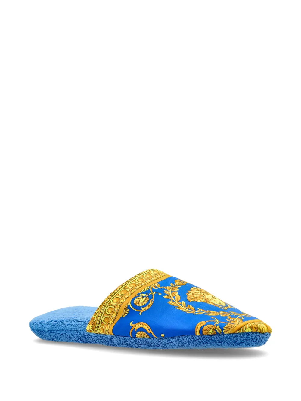 Versace Home Medusa Barocco-print slippers Blauw
