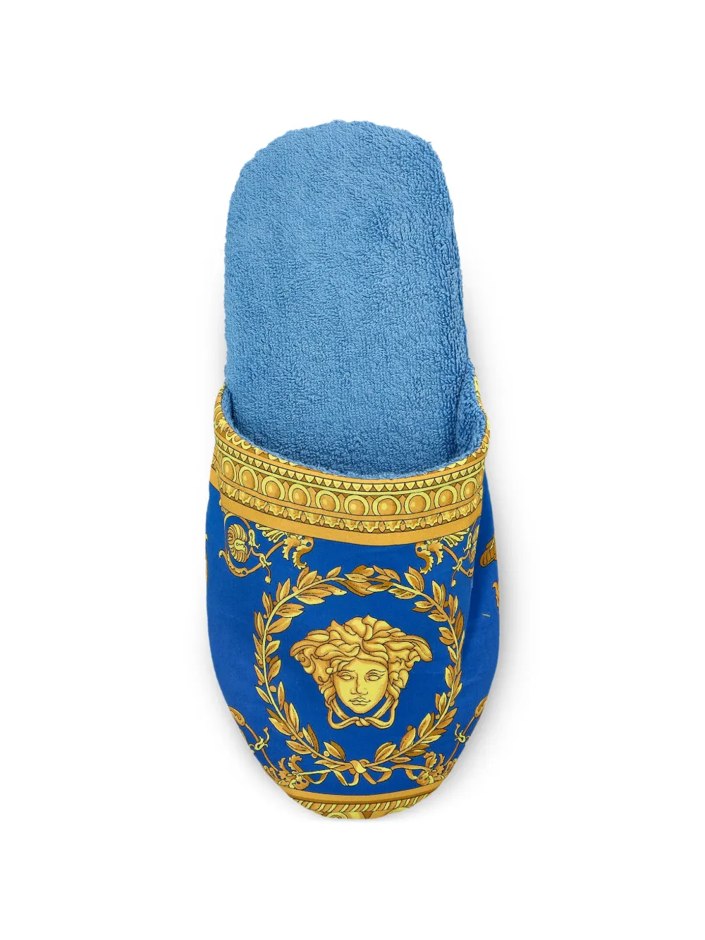Versace Home Medusa Barocco-print slippers Blauw