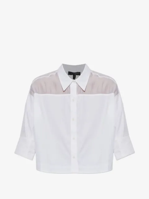 rag & bone chemise à effet de transparence