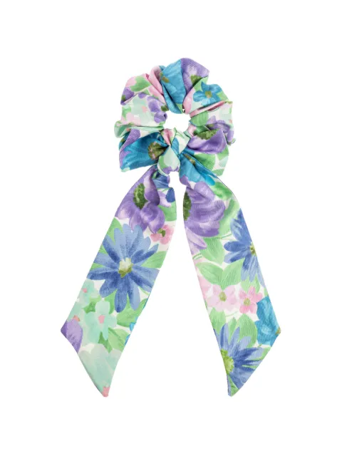 Versace Kids The Meadow floral-print bow-detail scrunchie