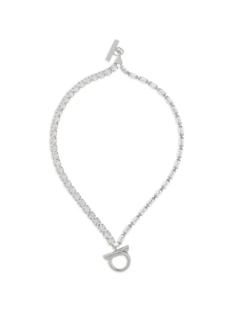 Ferragamo Gancini crystal-embellished bracelets