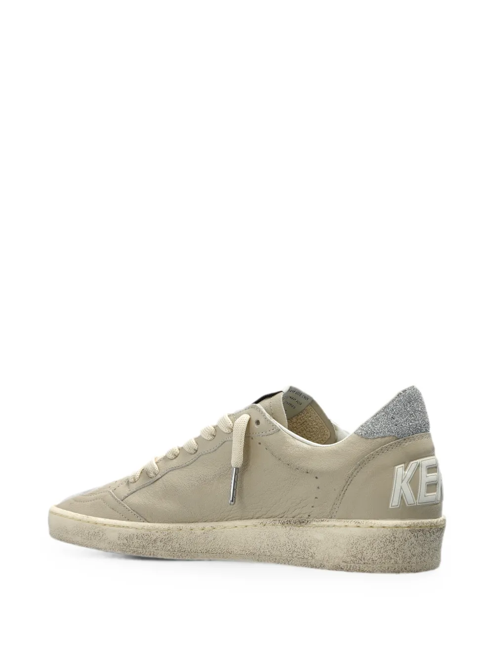 Golden Goose Ball Star glitter-star sneakers Beige