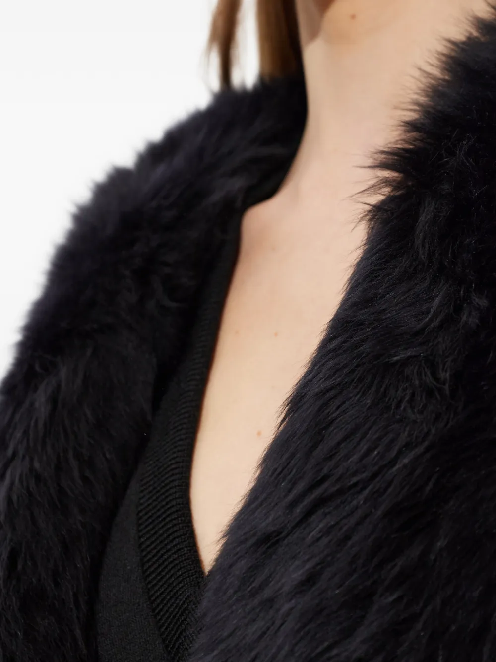 Balmain Lammy bodywarmer Zwart