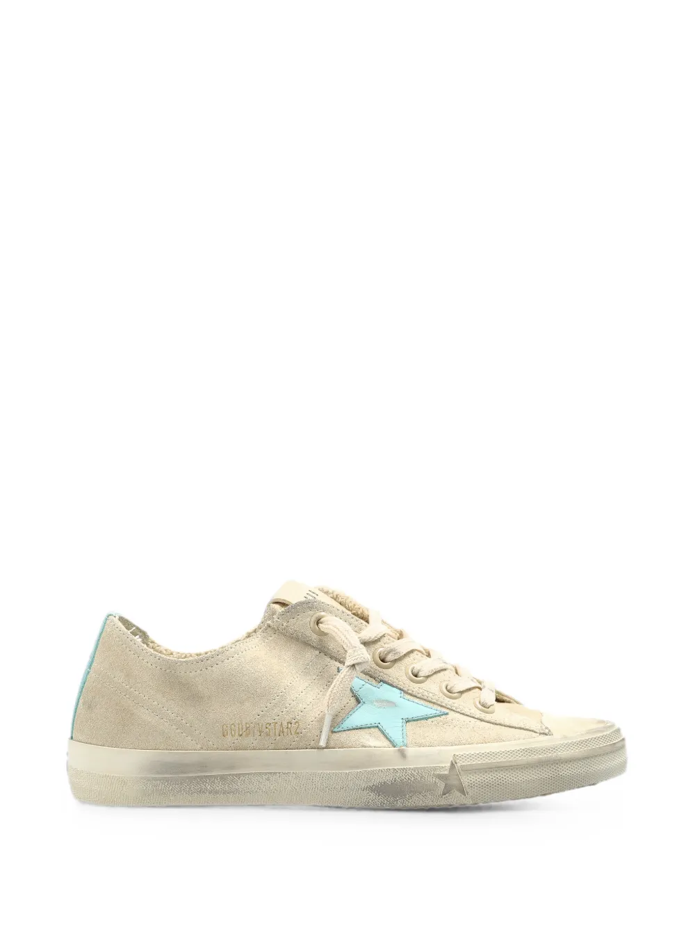 Golden Goose V-Star 2 star-patch sneakers - Nude