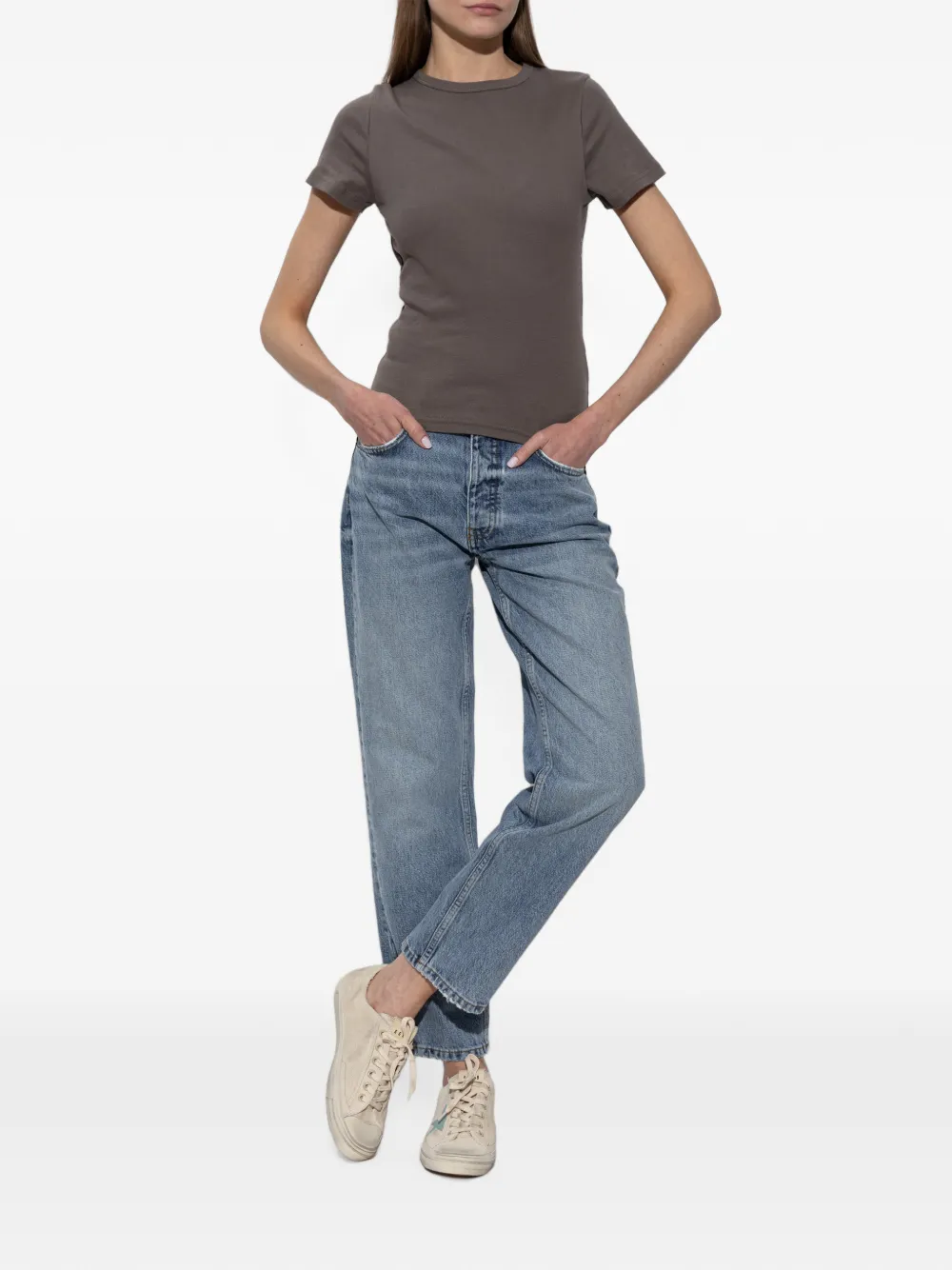 Golden Goose V-Star 2 star-patch sneakers Beige