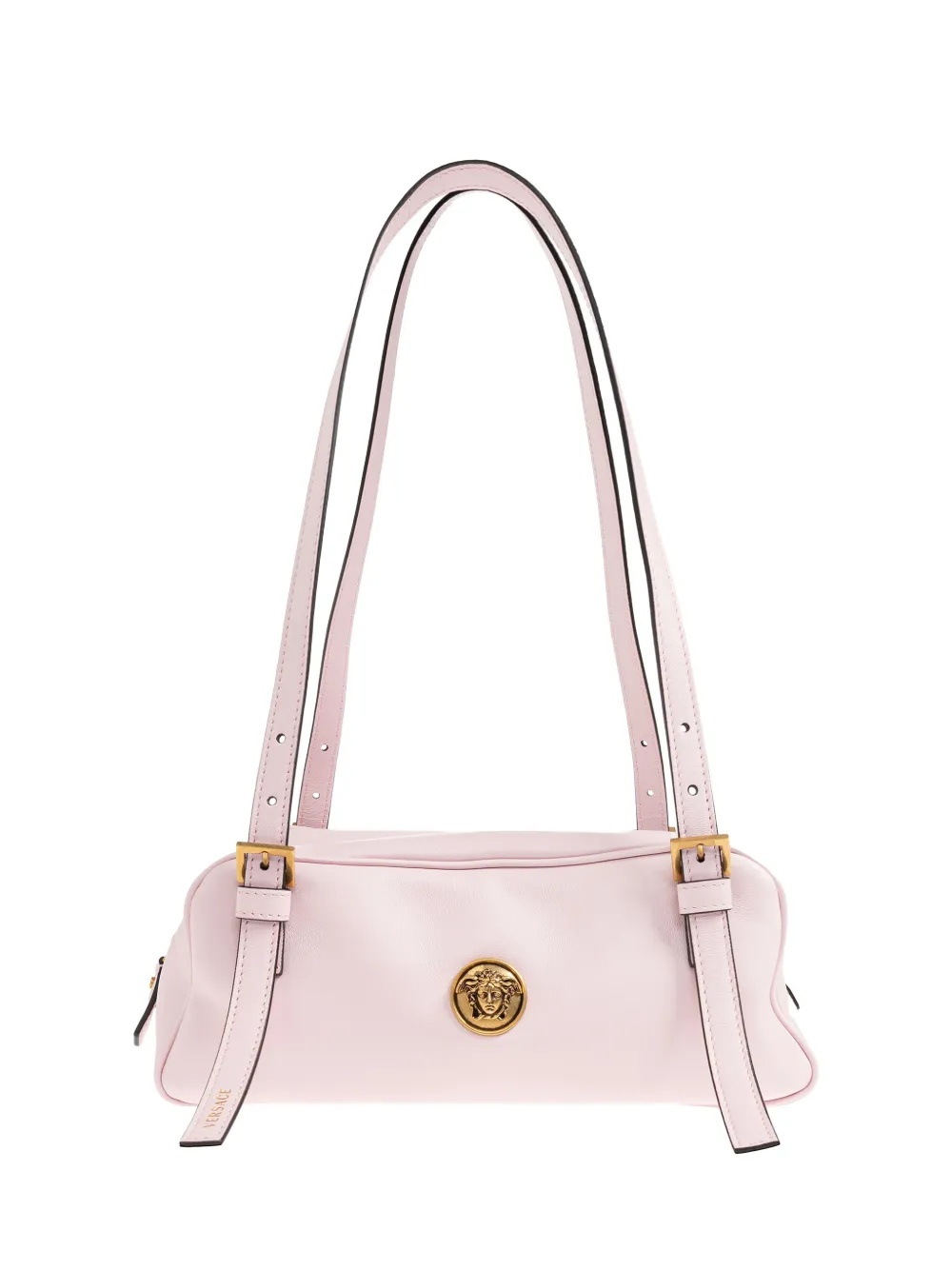 Versace Emblème leather shoulder bag - Rosa