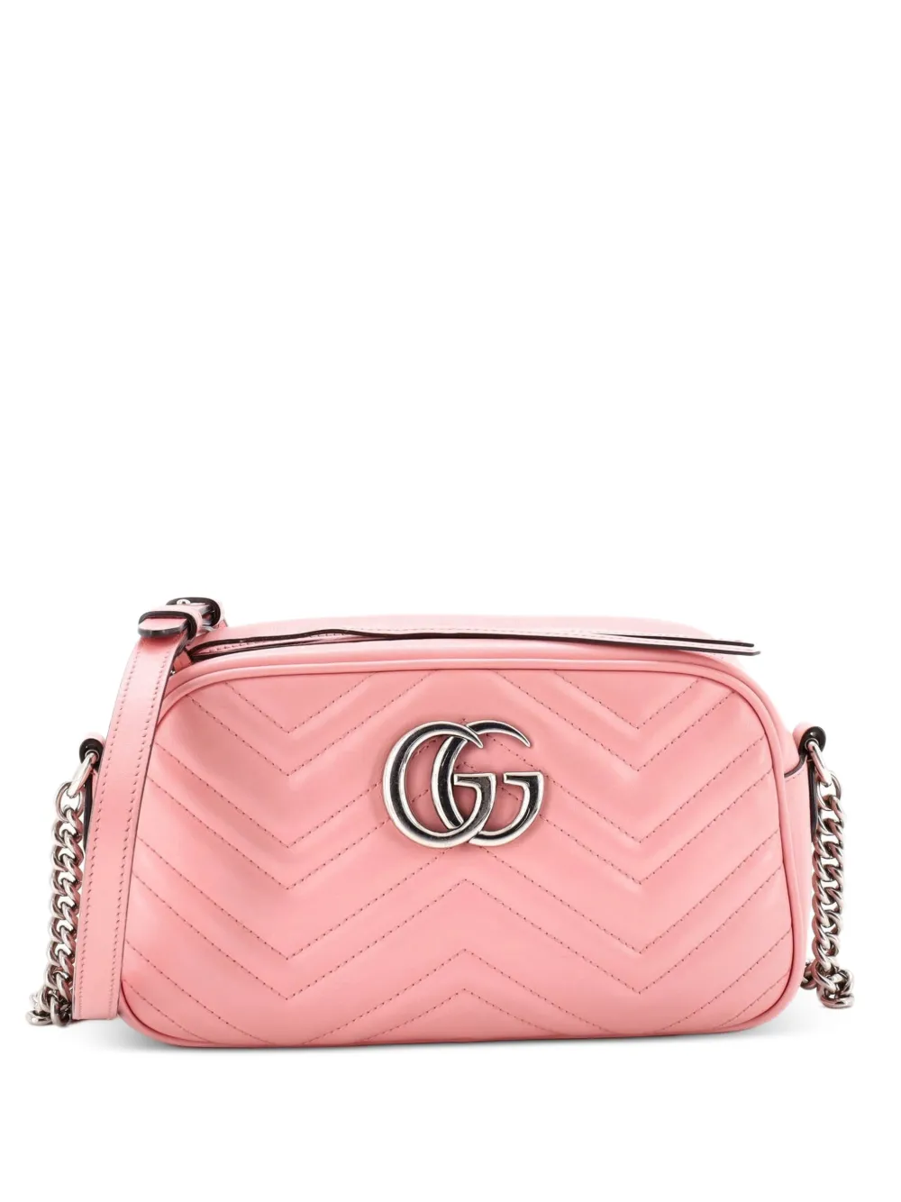 Gucci Pre-Owned GG Marmont Shoulder Bag Matelasse Leather Small crossbody bag - Rosa