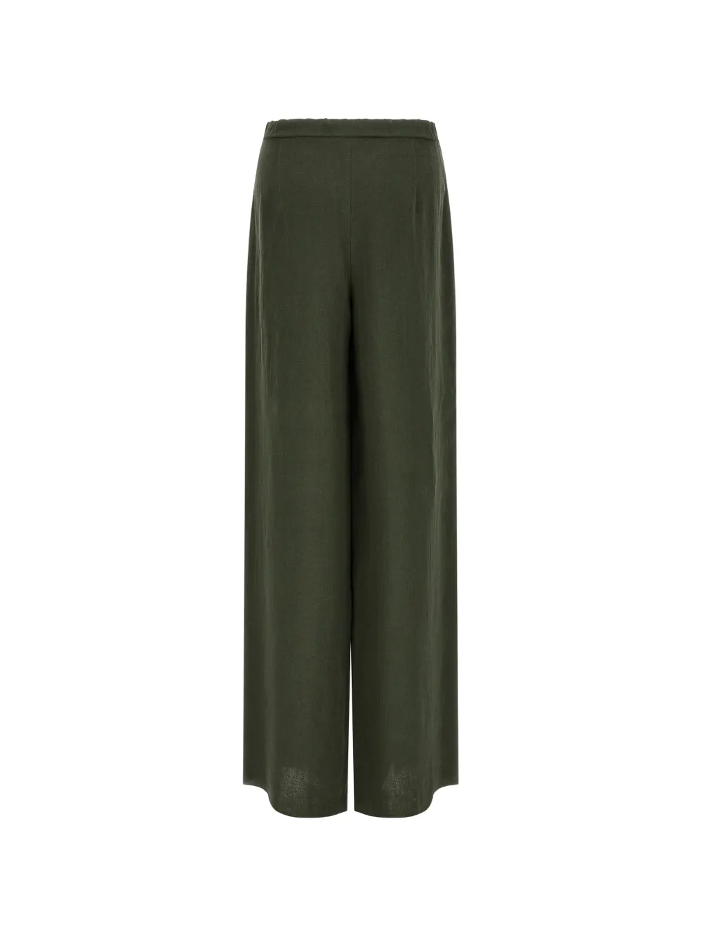 Max Mara Pelota broek met trekkoord en wijde pijpen Groen