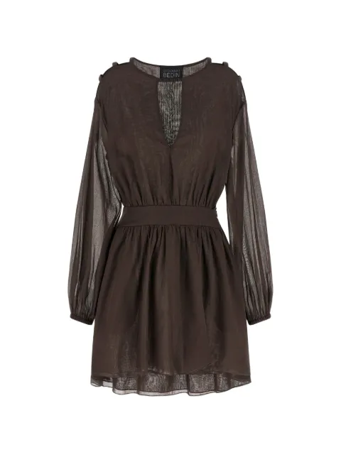 Giovanni Bedin cut-out asymmetric-hem mini dress