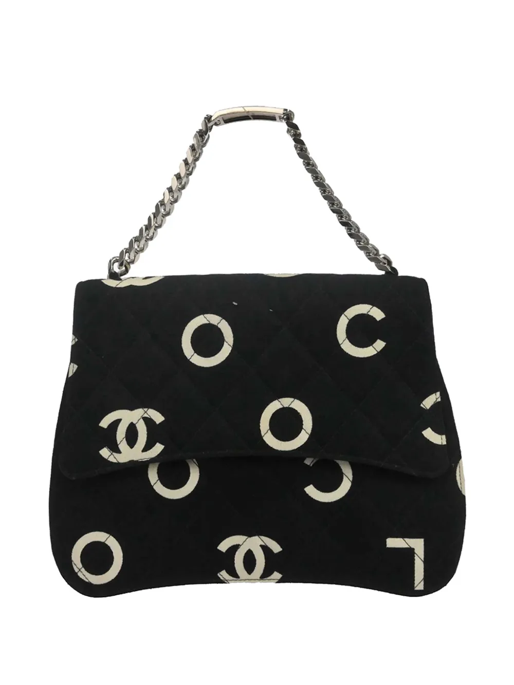 CHANEL Pre-Owned 1997 logo-print chain shoulder bag - Nero