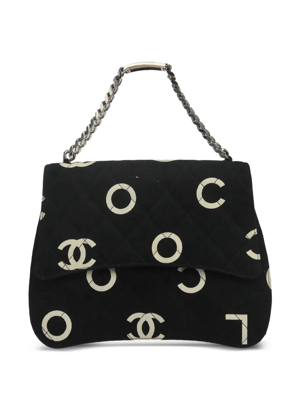 CHANEL Pre-Owned 1997 logo-print chain shoulder bag - Nero