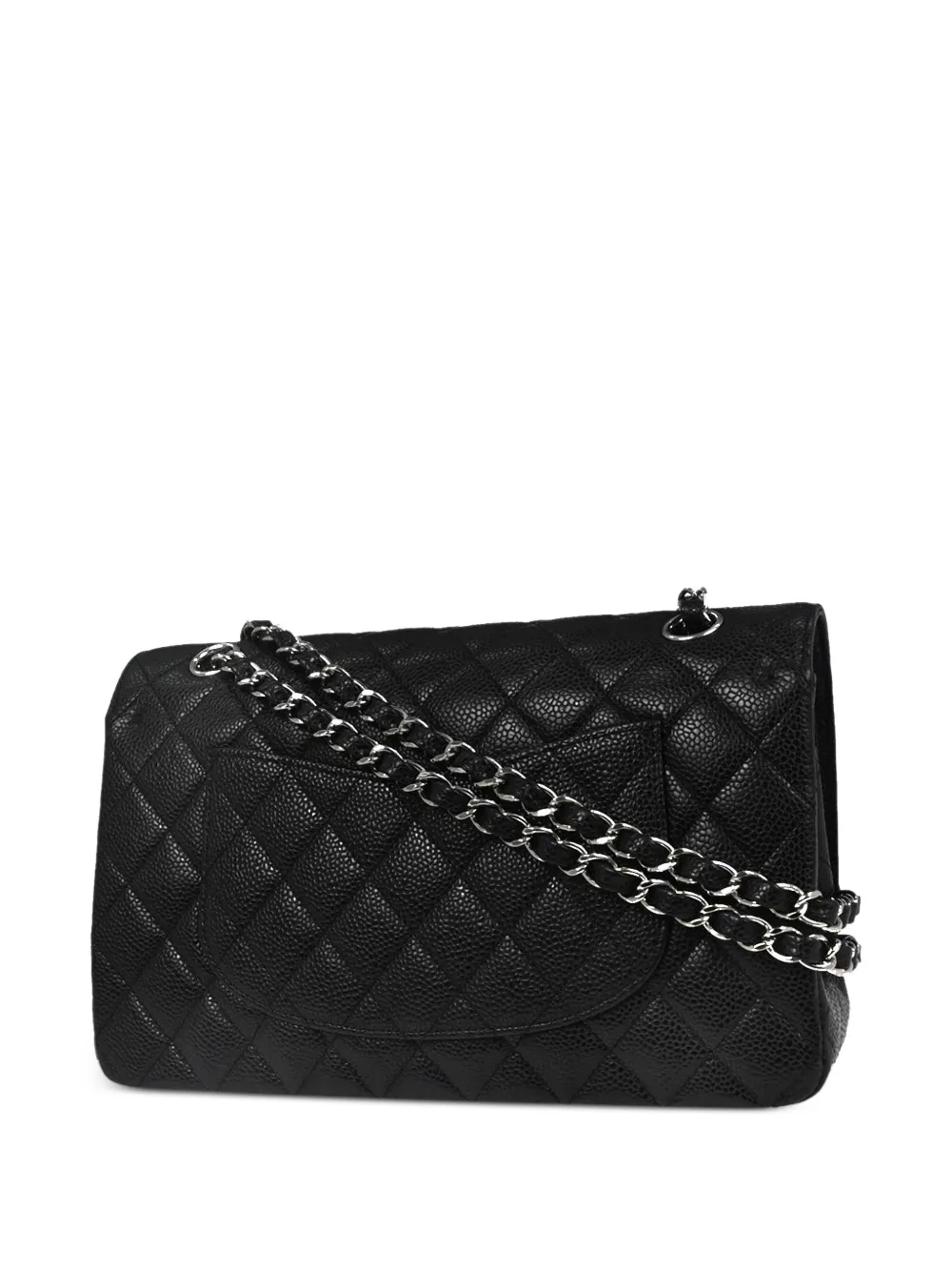 Chanel Pre-owned 2014 Double Flap Shoulder Bag in Black, view 2