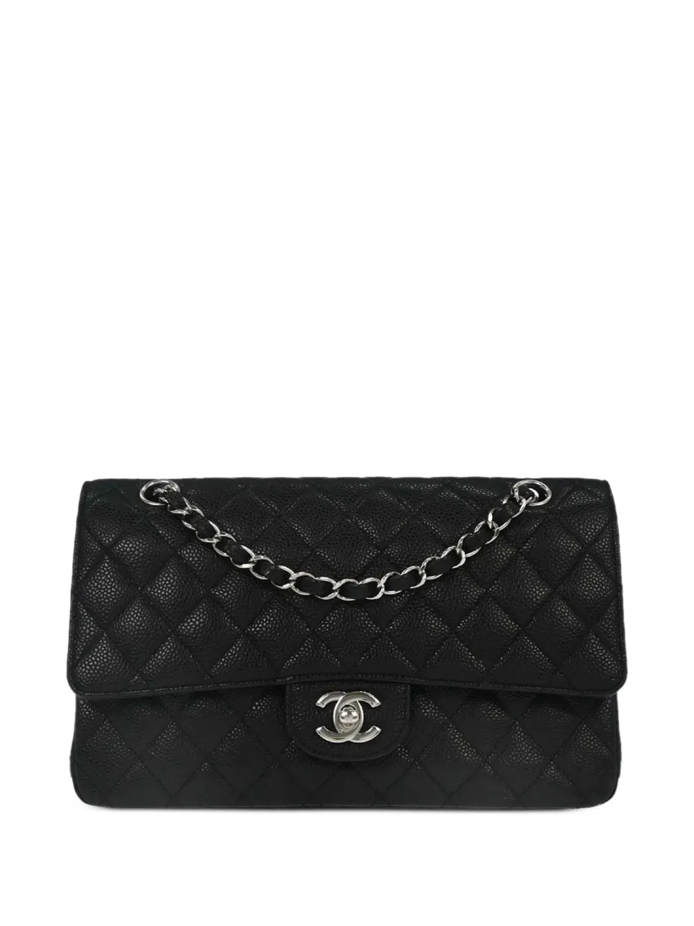 CHANEL Pre-Owned 2014 double flap shoulder bag - Black