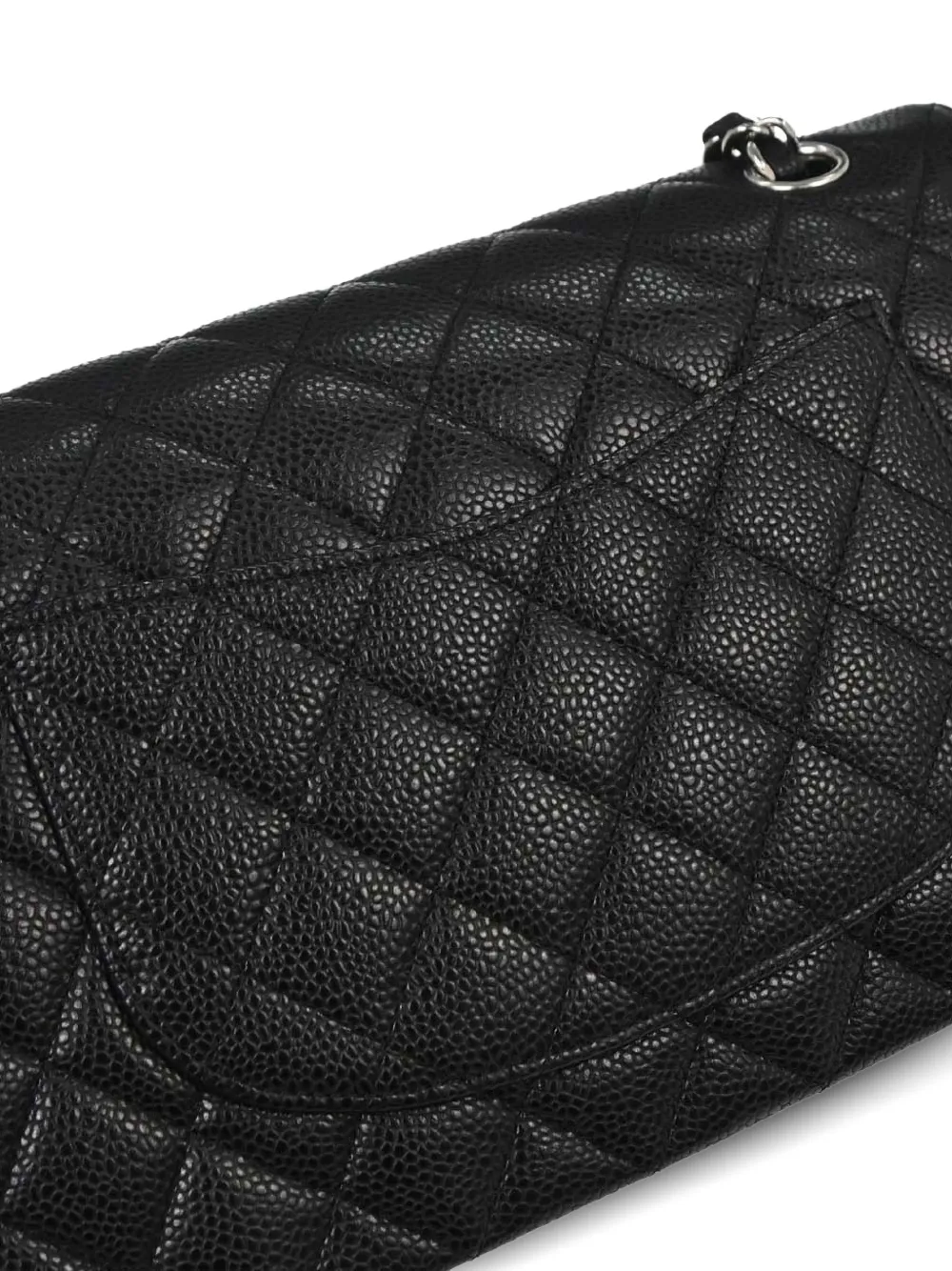 Chanel Pre-owned 2014 Double Flap Shoulder Bag in Black, view 4