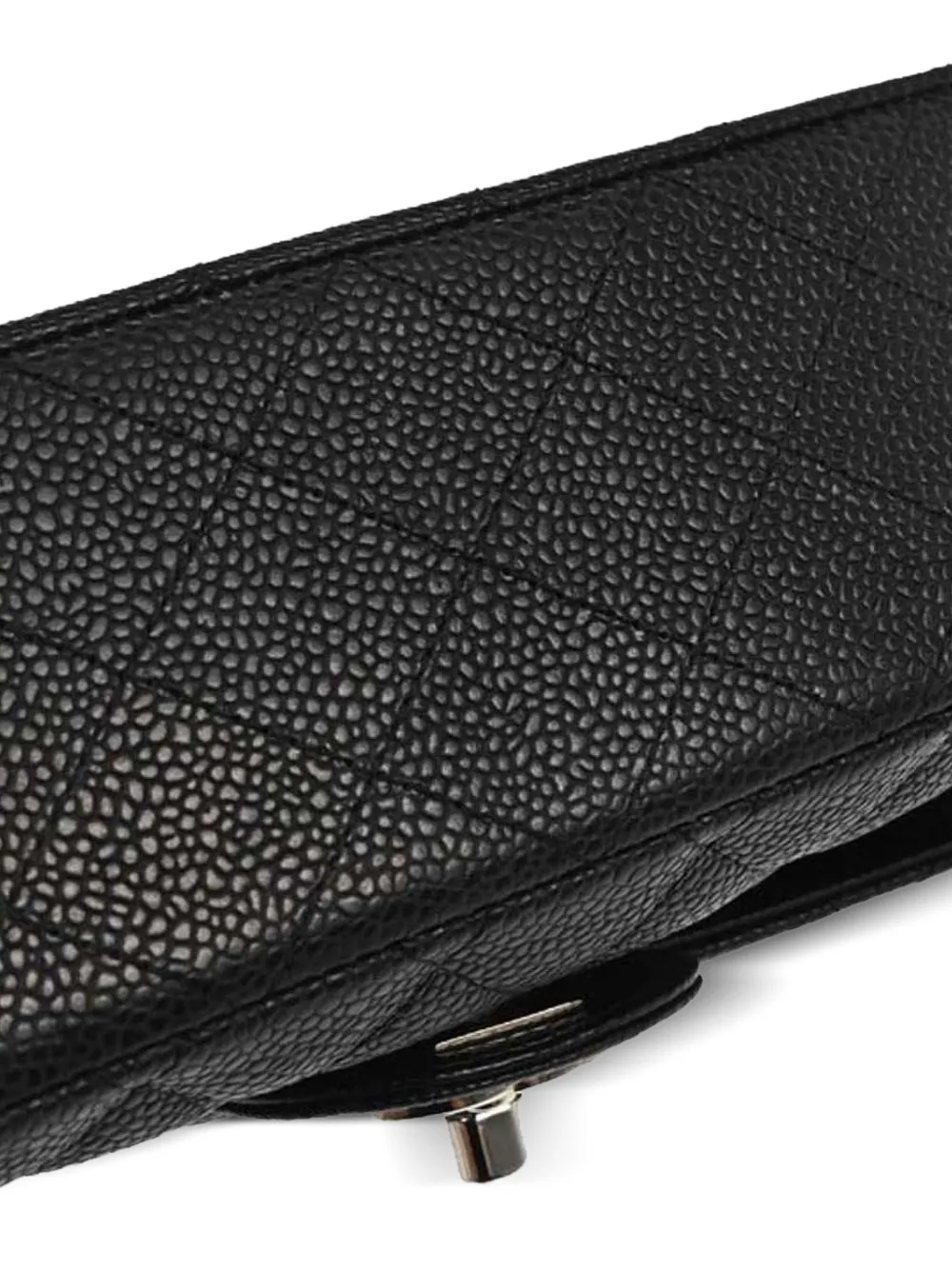 Chanel Pre-owned 2014 Double Flap Shoulder Bag in Black, view 3