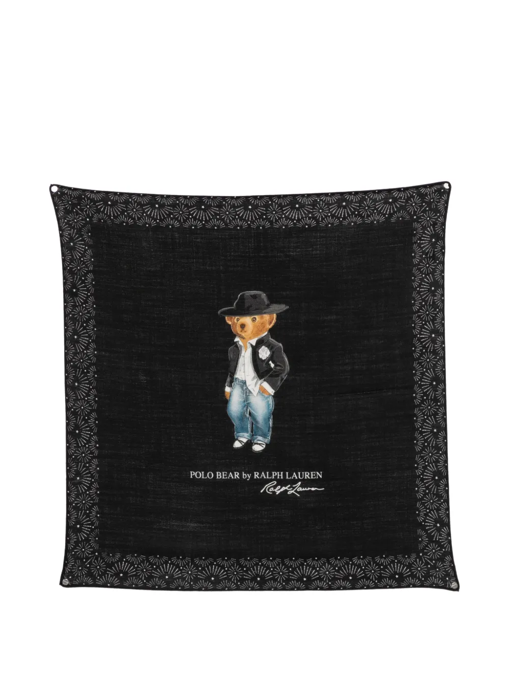 Polo Ralph Lauren Polo Bear star-print scarf - Nero