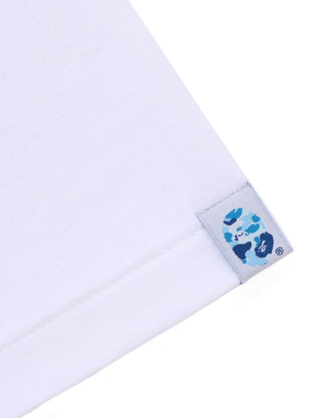 A BATHING APE Katoenen T-shirt met logoprint Wit