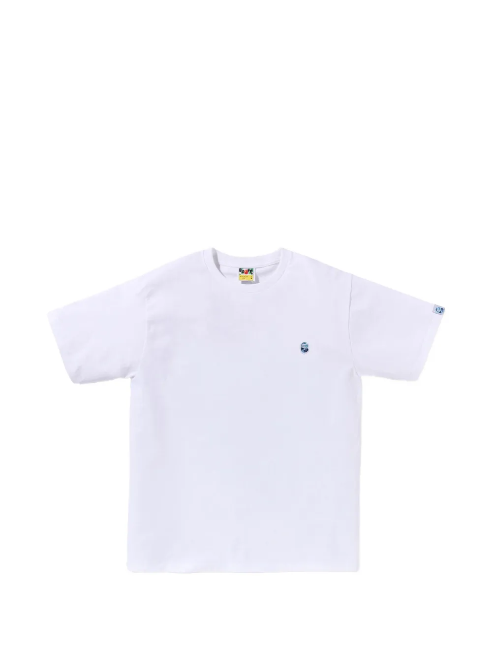 A BATHING APE® logo-print cotton T-shirt - Bianco