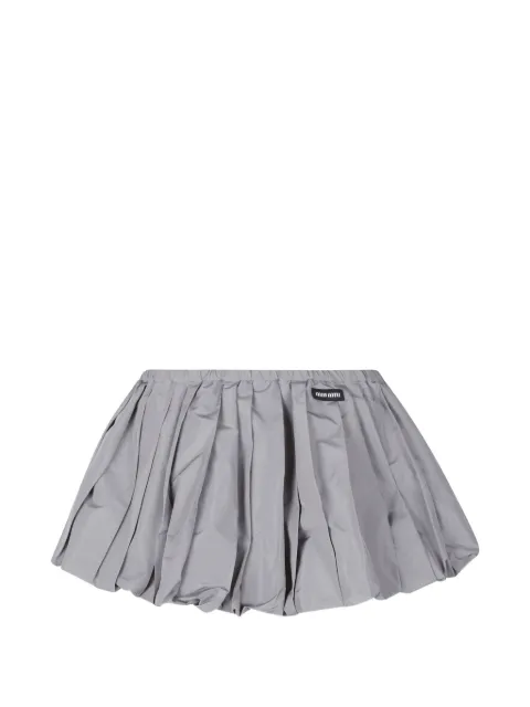 Miu Miu technical fabric miniskirt