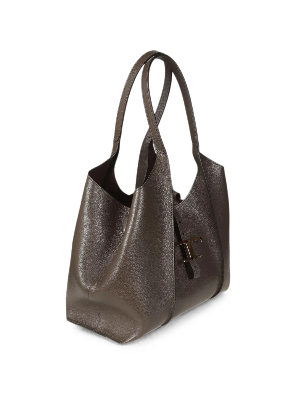 Tod's T Timeless logo-detail handbag Bruin