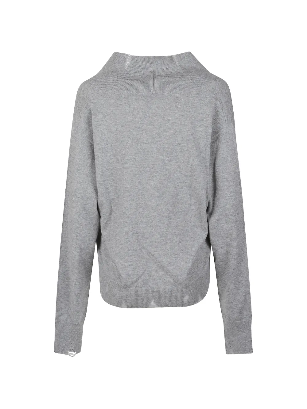 Stella McCartney distressed V-neck sweater Grijs
