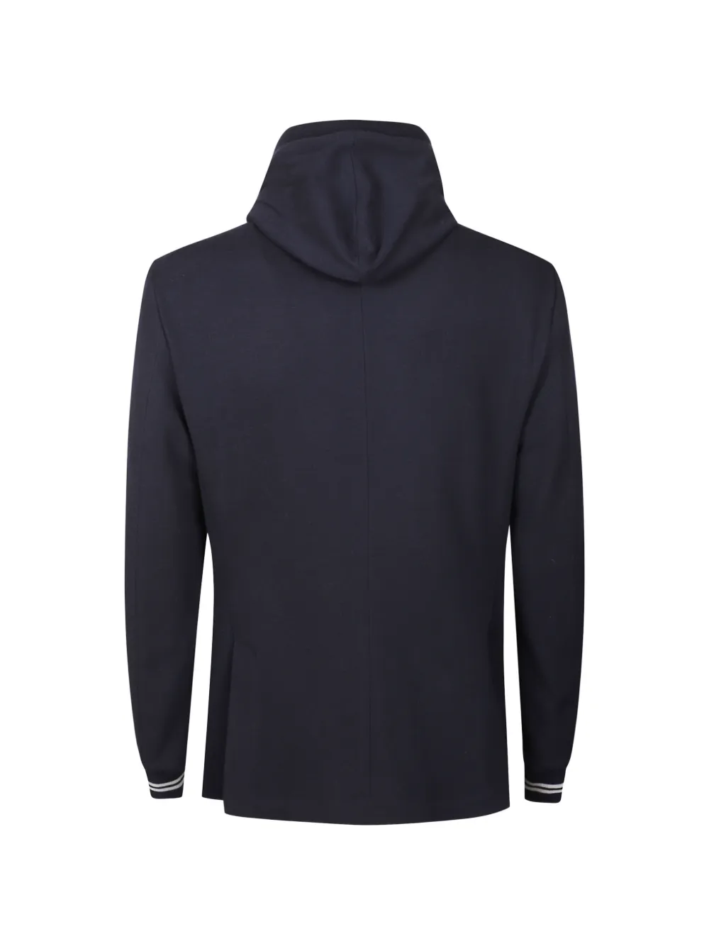 Eleventy hooded layered blazer Blauw